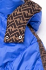 Fendi Kids Sac Fendi en toile monogram et cuir marron